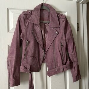 Blank NYC Light Purple Suede Jacket